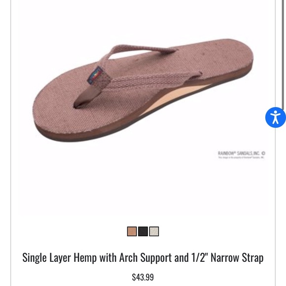 NWT New! Women’s Thin Strap Arch Support Hawaiian Rainbow Sandals - Picture 2 of 5